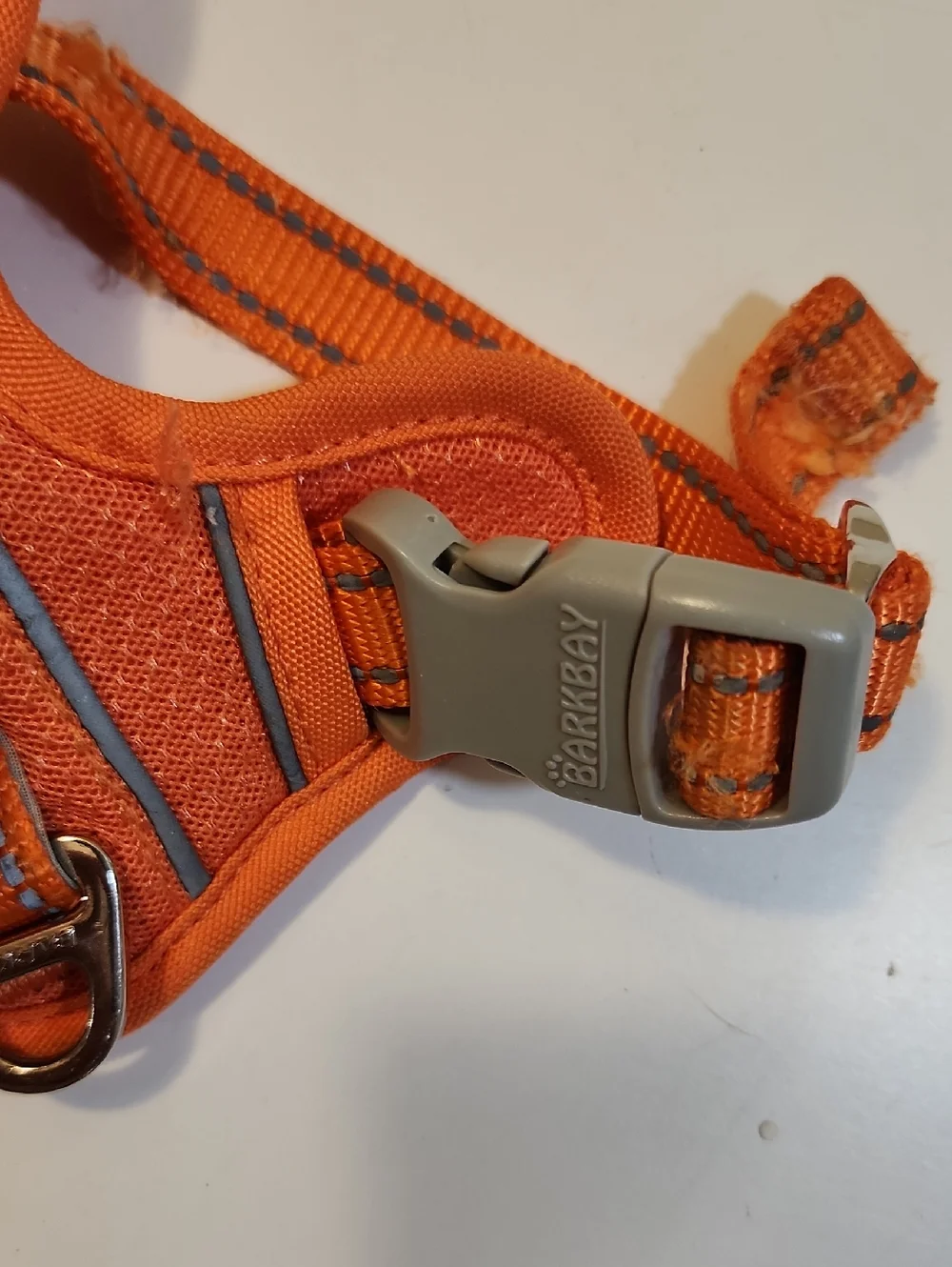 Barkbay Orange Reflective Dog Harness Sz M
